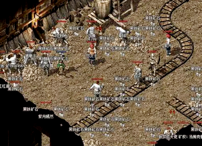 穷得没有金币，连药都买不起了，跑来挖矿赚钱。